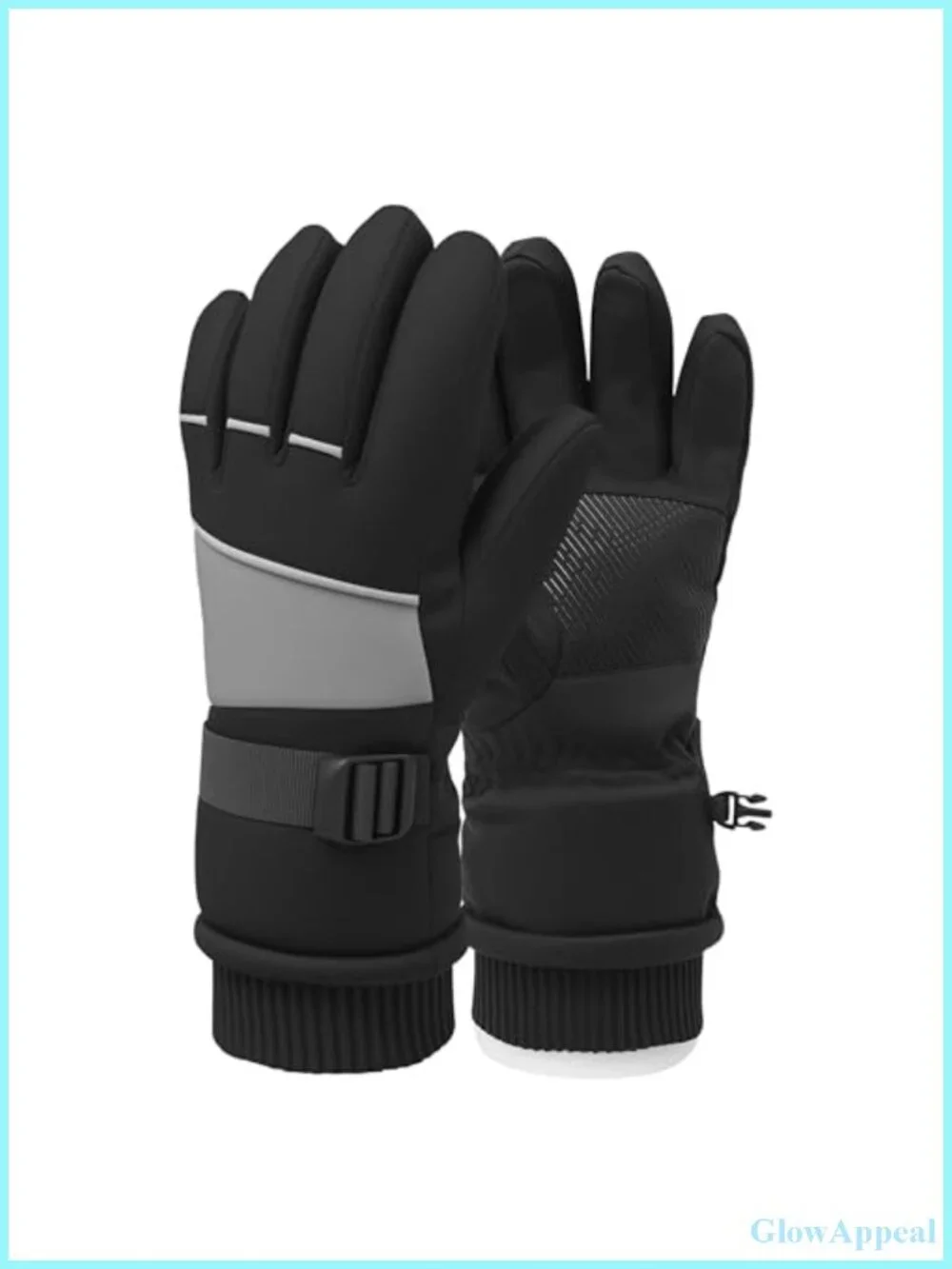Winter Waterproof Ski Snow Warm Gloves with Touchscreen Fingers for Outdoor